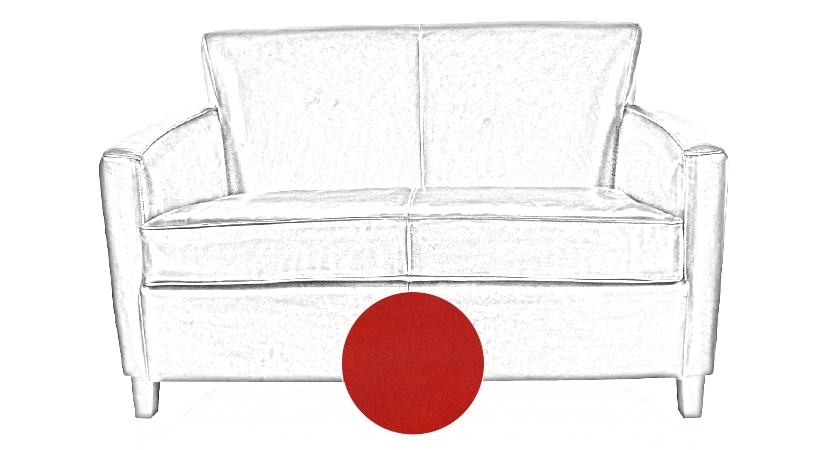2 seater leather club sofa red 2 seater leather club sofa red