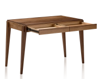 Bureau scandinave en noyer teinte naturelle L120 cm Bureau scandinave en noyer teinte naturelle L120 cm
