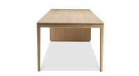 Bureau de direction chêne teinte naturelle plateau bois 250x100 Bureau de direction chêne teinte naturelle plateau bois 250x100