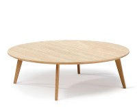 Table basse ronde F1 en chêne et céramique bois teinte naturelle plateau céramique effet pierre travertin 120x120x40 cm Table basse ronde F1 en chêne et céramique bois teinte naturelle plateau céramique effet pierre travertin 120x120x40 cm