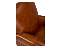 Fauteuil club cuir marron clair Fauteuil club cuir marron clair