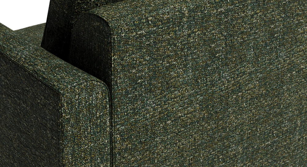Canapé design 3 places tissu chiné vert Canapé design 3 places tissu chiné vert