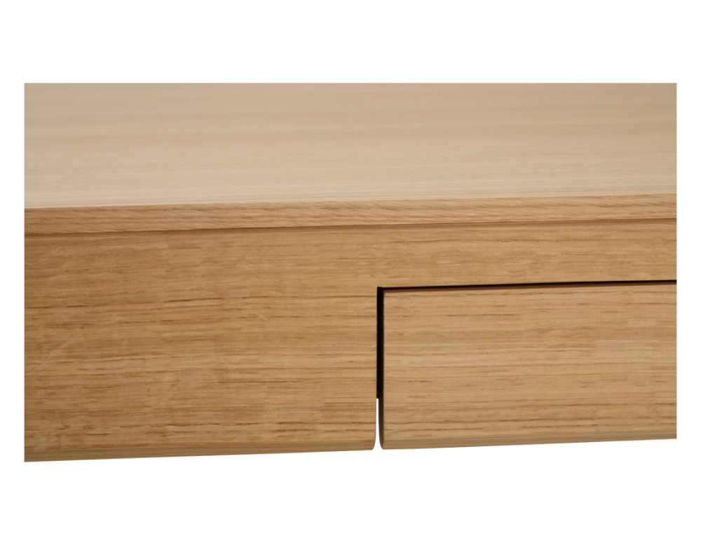 Bureau design en chêne teinte naturelle L80 cm Bureau design en chêne teinte naturelle L80 cm