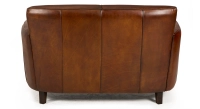 2 seater leather club sofa vintage brown 2 seater leather club sofa vintage brown