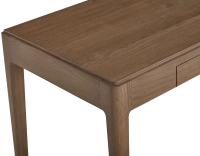 Bureau design en chêne teinte noyer L120 cm Bureau design en chêne teinte noyer L120 cm