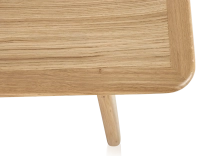 Rectangular oak coffee table natural tint 100x50 cm 100x50 cm Rectangular oak coffee table natural tint 100x50 cm 100x50 cm