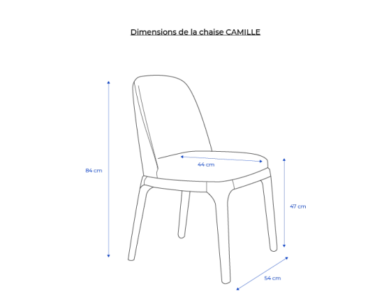 Chaise design bois teinte merisier et tissu vert sauge