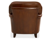 Fauteuil club cuir marron vintage Fauteuil club cuir marron vintage