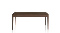 Table extensible 8 à 14 personnes en chêne avec plateau et allonges bois teinte marron foncé 210x100 cm Table extensible 8 à 14 personnes en chêne avec plateau et allonges bois teinte marron foncé 210x100 cm