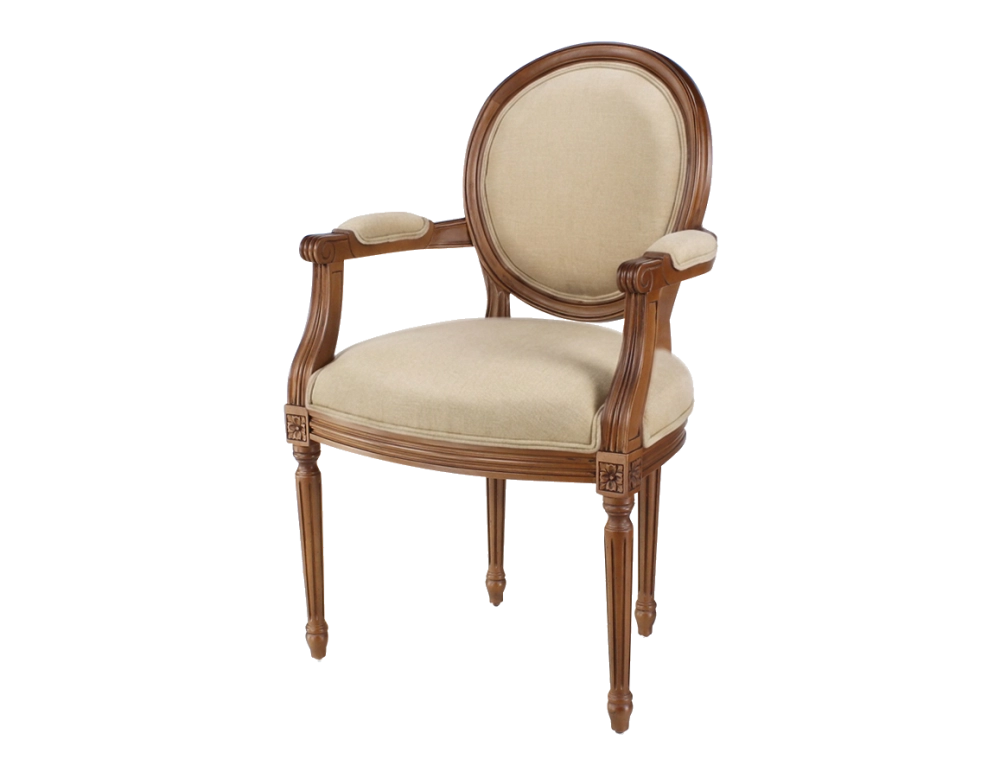 Sillón antiguo estilo Luis XVI