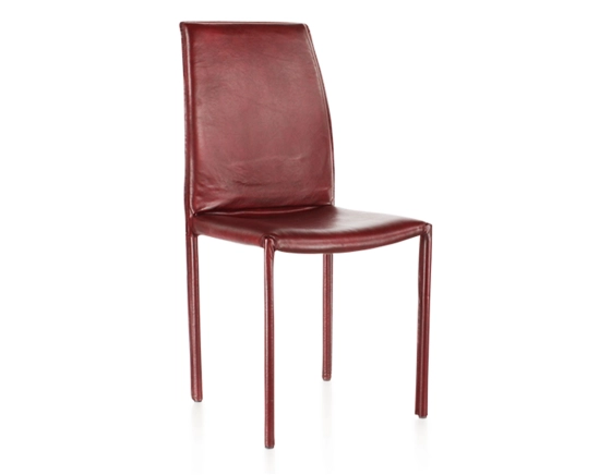 Vintage leather chair burgundy