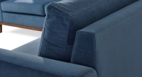 Canapé d'angle 6/7 places avec angle gauche plus long tissu bleu jean (3G - A - 2,5D) Canapé d'angle 6/7 places avec angle gauche plus long tissu bleu jean (3G - A - 2,5D)
