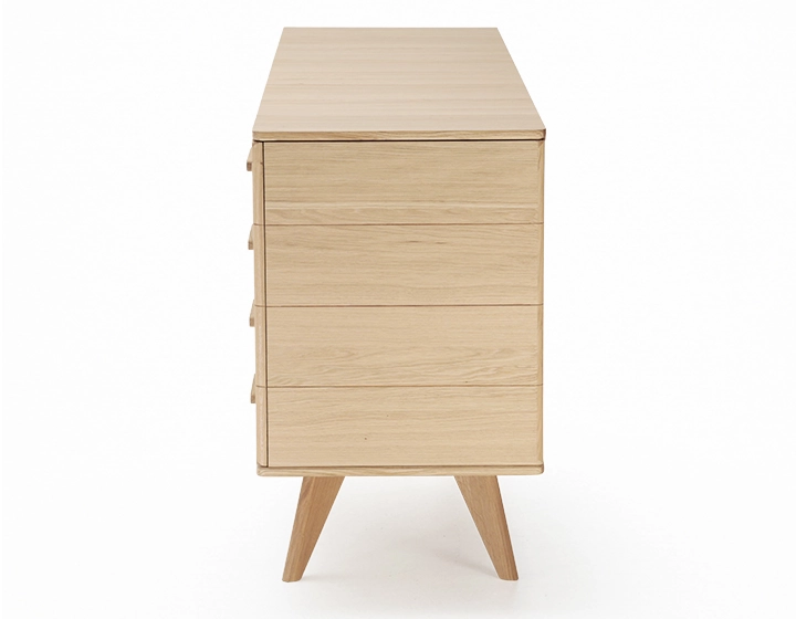Buffet 3 portes en chêne bois teinte naturelle Buffet 3 portes en chêne bois teinte naturelle