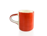Tasse à café en céramique rouge unie Tasse à café en céramique rouge unie