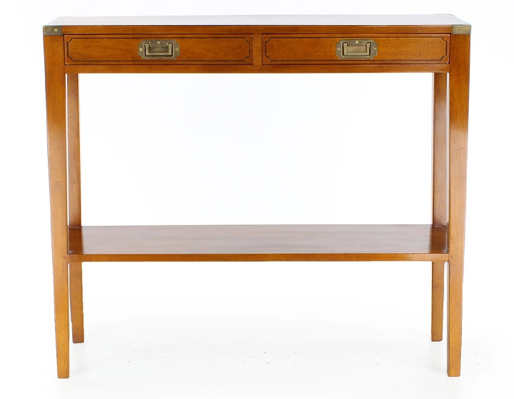 Console marine bois teinte merisier Console marine bois teinte merisier