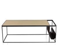 Table basse industrielle chêne naturel Table basse industrielle chêne naturel