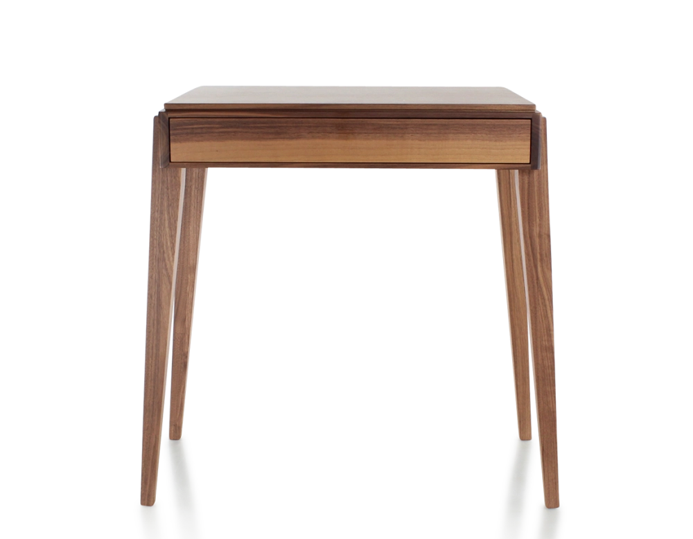 Scandinavian walnut desk natural tint L80 cm Scandinavian walnut desk natural tint L80 cm