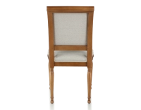 Chaise ancienne style directoire bois teinte ancienne et tissu beige naturel Chaise ancienne style directoire bois teinte ancienne et tissu beige naturel