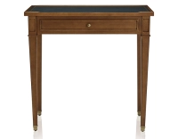 Bureau ancien style directoire plateau cuir vert L80 cm Bureau ancien style directoire plateau cuir vert L80 cm