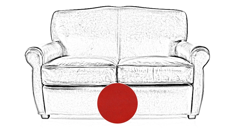 2 seater leather club sofa red 2 seater leather club sofa red