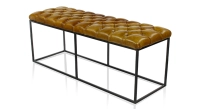 Banc Chesterfield cuir cognac Banc Chesterfield cuir cognac