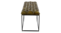 Chesterfield leather bench olive green Chesterfield leather bench olive green