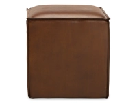 Pouf cuir marron vintage Pouf cuir marron vintage