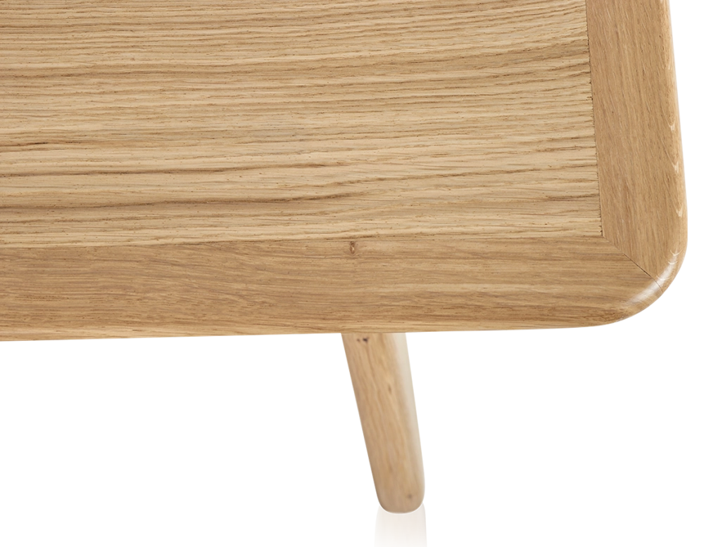 Rectangular oak coffee table natural tint 100x50 cm 100x50 cm Rectangular oak coffee table natural tint 100x50 cm 100x50 cm