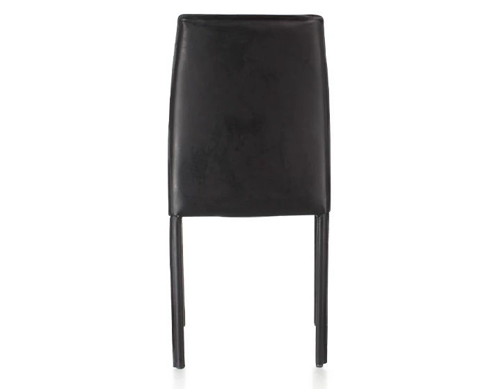 Chaise vintage cuir noir