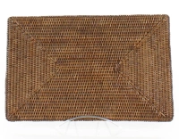 Set de table en rotin brun, à l'unité Set de table en rotin brun, à l'unité