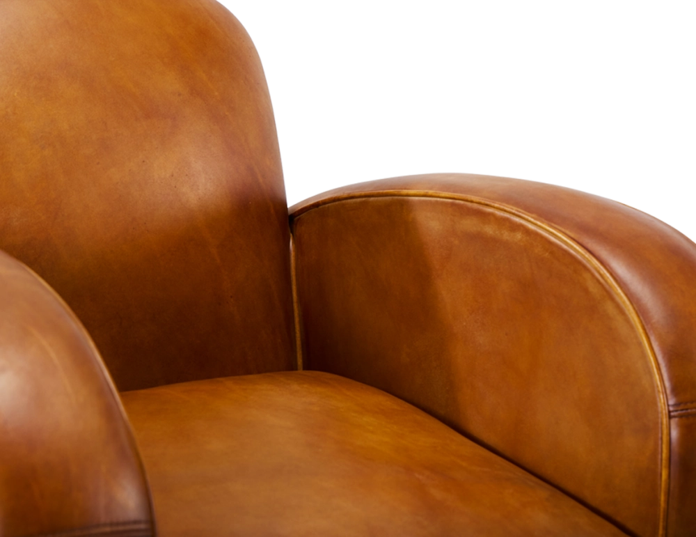 Fauteuil club cuir cognac Fauteuil club cuir cognac