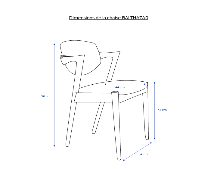 Chaise scandinave bois teinte merisier assise tissu fusion Chaise scandinave bois teinte merisier assise tissu fusion
