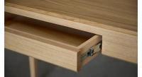 Bureau design en chêne teinte naturelle l100 cm Bureau design en chêne teinte naturelle l100 cm