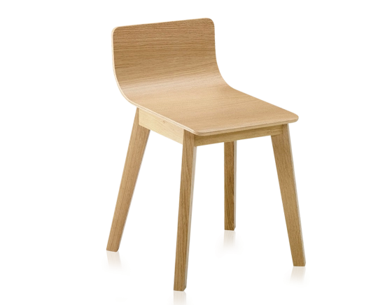 Tabouret en chêne H45 cm bois teinte naturelle