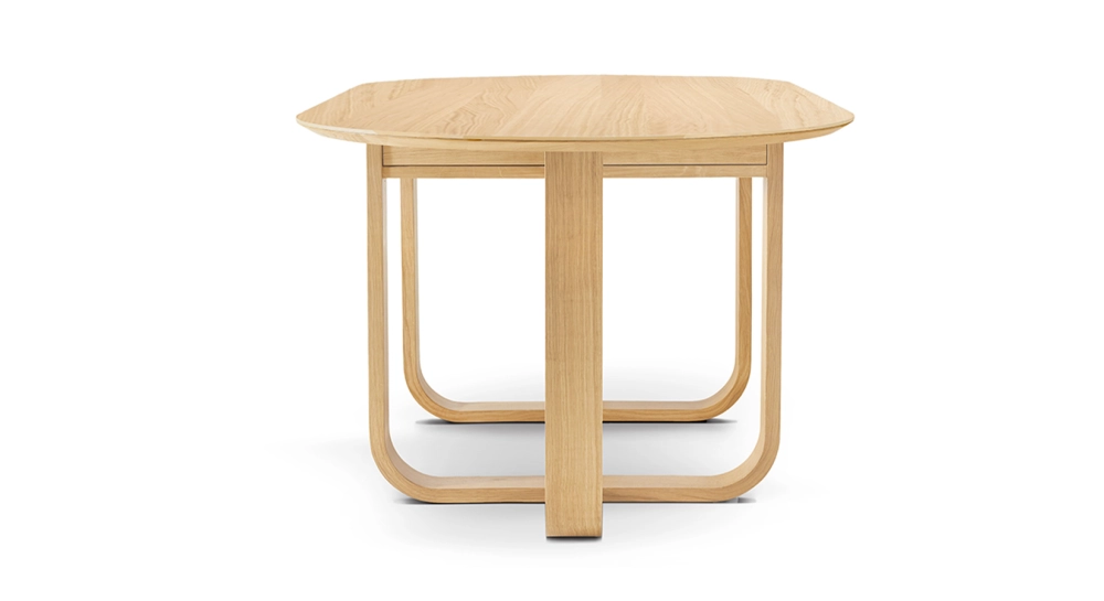 8 person oak dining table natural tint 210x100 cm 8 person oak dining table natural tint 210x100 cm
