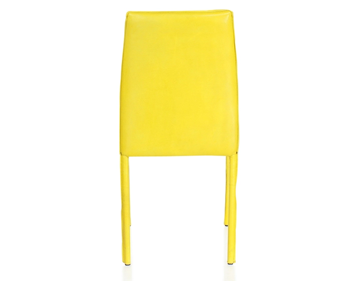 Vintage leather chair yellow Vintage leather chair yellow