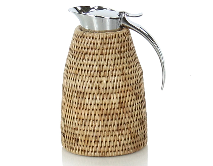 Thermos en rotin naturel 1 litre Thermos en rotin naturel 1 litre