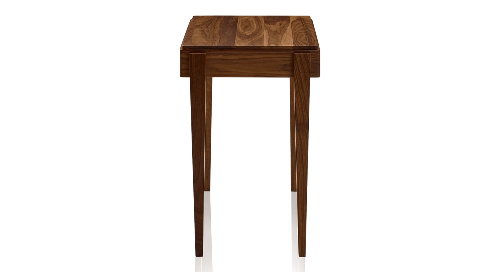 Bureau scandinave en noyer teinte naturelle L100 cm