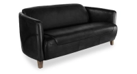 3 seater leather club sofa black 3 seater leather club sofa black