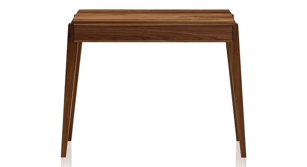 Bureau scandinave en noyer teinte naturelle L100 cm