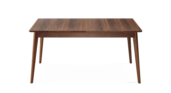 8 person dining table in walnut natural tint wooden top 180x100 cm