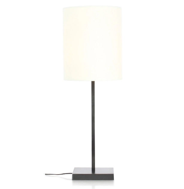 Lampe salon grande noire abat jour ivoire Lampe salon grande noire abat jour ivoire