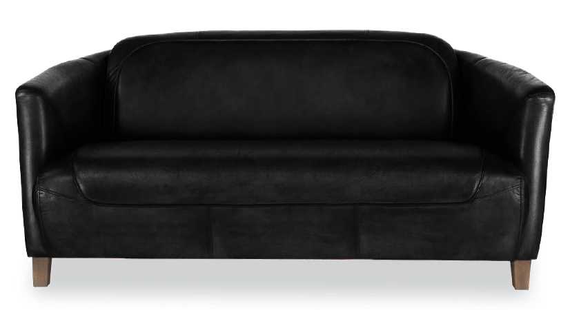 3 seater leather club sofa black 3 seater leather club sofa black