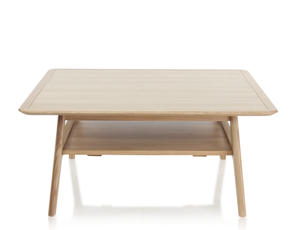 Table basse carrée en chêne teinte naturelle 100x100 cm 100x100 cm Table basse carrée en chêne teinte naturelle 100x100 cm 100x100 cm