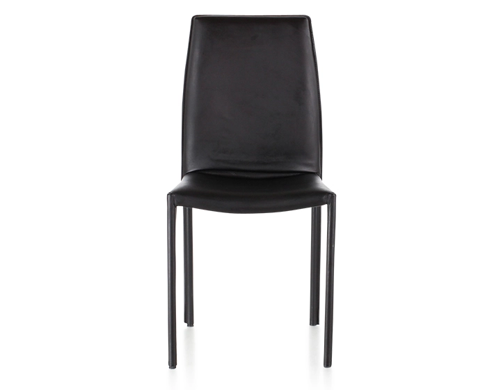 Chaise vintage cuir noir Chaise vintage cuir noir
