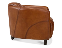 Fauteuil club cuir marron clair Fauteuil club cuir marron clair