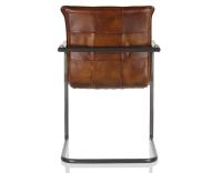 Fauteuil de bureau cuir marron vintage Fauteuil de bureau cuir marron vintage