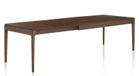 Table extensible 6 à 10 personnes en chêne et céramique allonges bois avec bois teinte marron foncé et plateau céramique brun oxydé 140x90 cm Table extensible 6 à 10 personnes en chêne et céramique allonges bois avec bois teinte marron foncé et plateau céramique brun oxydé 140x90 cm