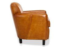 Leather club armchair cognac Leather club armchair cognac