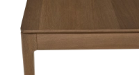 6 person oak dining table walnut tint wooden top 140x90 cm 6 person oak dining table walnut tint wooden top 140x90 cm